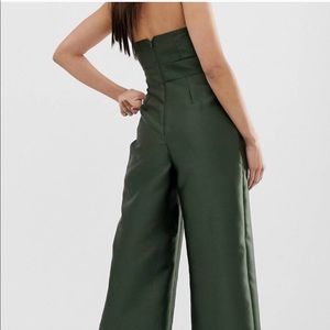 ASOS Pants - ASOS green wide leg jumpsuit ASOS Pants - ASOS green wide leg jumpsuit